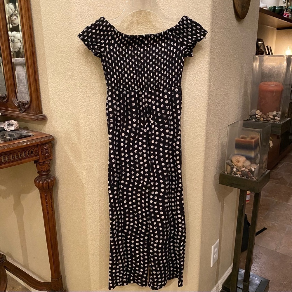 ART CLASS From Target Girls Polka Dot Jumpsuit Size M(7/8)